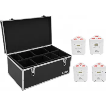 EUROLITE Light Set 4x AKKU TL-3 TCL white — battery-powered portable lighting set