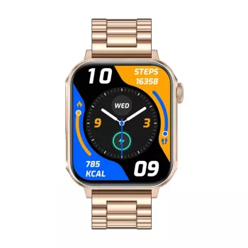 Smartwatch Colmi P80 Steel Gold — 1.4 inch display, heart rate monitor