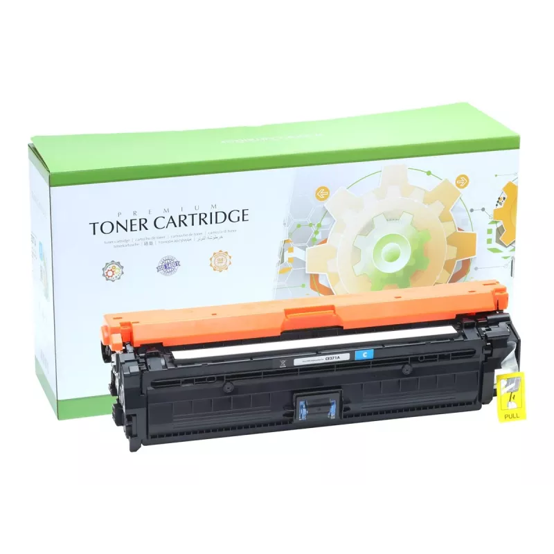 Static Control remanufactured cyan toner cartridge for HP CE271A (approx. 7,500 pages)