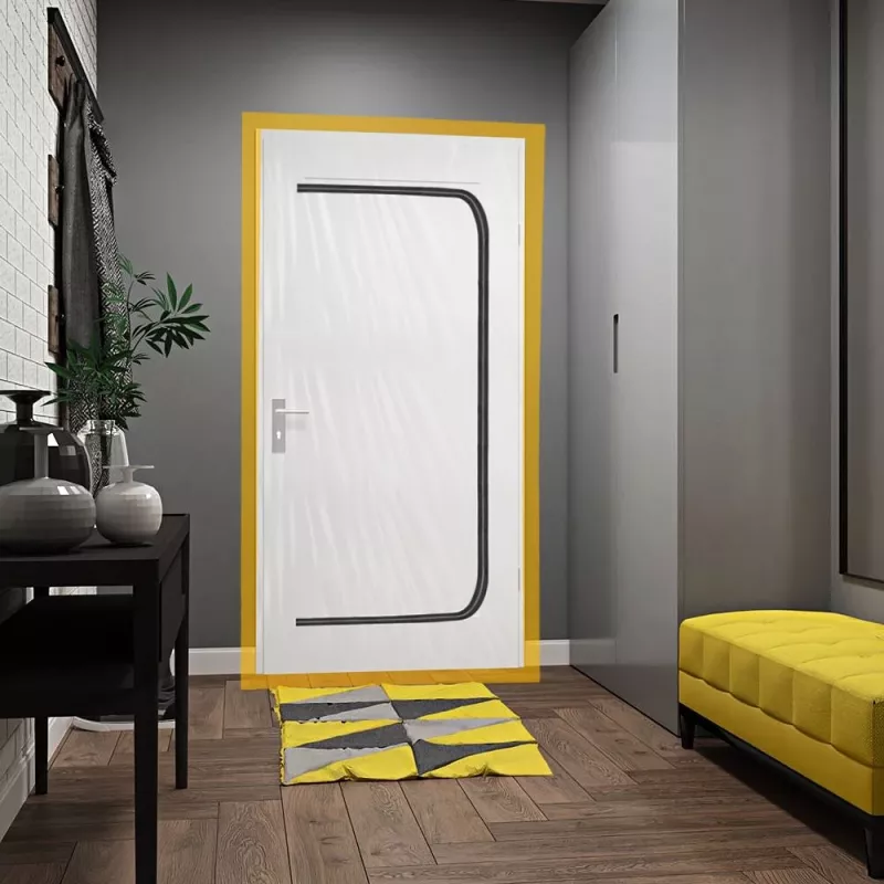 dust barrier door renovation Xxl, dust curtain 230X135 door