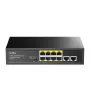Cudy FS1010P network switch Fast Ethernet (10/100) Power over Ethernet (PoE) Black