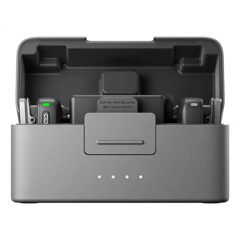 DJI Mic Mini (2 TX + 1 RX + Charging Case) Wireless Microphone Kit - Dark Grey