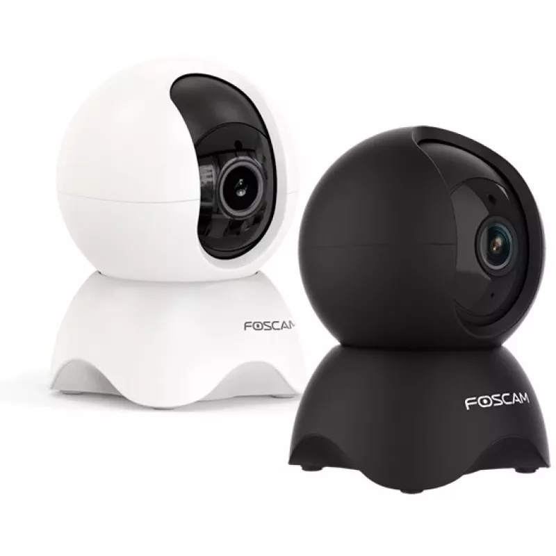 IP security camera Foscam X5-WB Bulb Indoor Desk 2560×1920, Wi‑Fi & Ethernet, 6x digital zoom