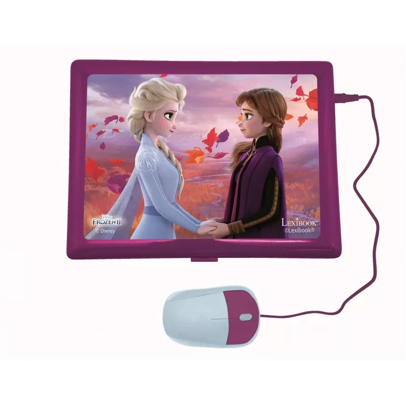 Lexibook JC598FZi17 Disney Frozen Bilingual Educational Laptop, PL/EN, 124 Activities