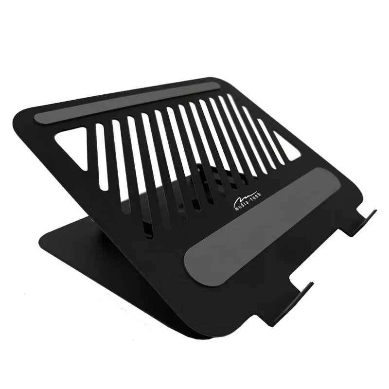 Laptop stand MEDIA-TECH MT2662 — adjustable height, foldable aluminium for 10–17 inch laptops