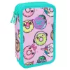 Pencil case cool pack Jumper 2 — double-decker compartment design, zip closure, fabric finish