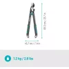 Pruning shears GARDENA EnergyCut Pro S, 60 cm handle, grey/turquoise