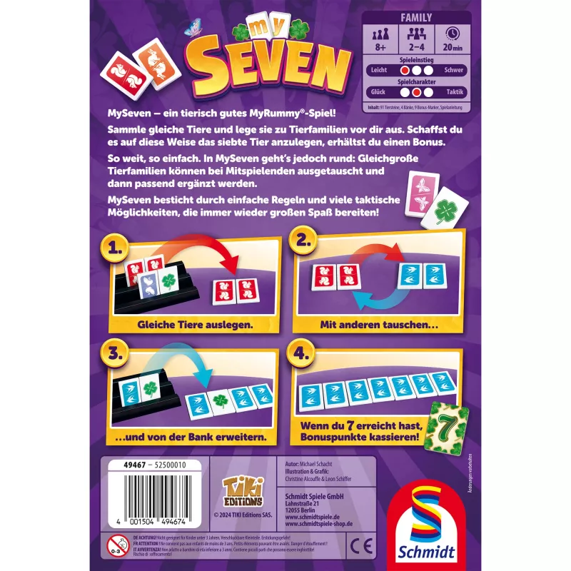 MySeven, Board Game
