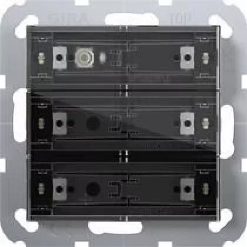 Gira touch sensor 4 Comfort 3-gang KNX, model 504300