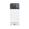 Wireless charger Crong CRG-MSS-WHT 10W fast charging for Qi-compatible devices