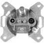 Outlet box TV coaxial Televes SD33ST-DC Silver for wall mounting