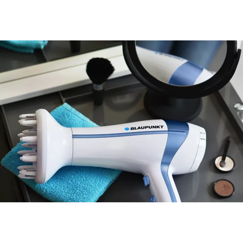 Blaupunkt HDD501BL hair dryer 2000 W Blue, White