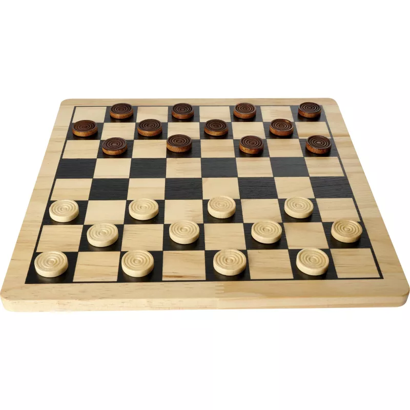 Deluxe Wood - Schach & Dame, Board Game