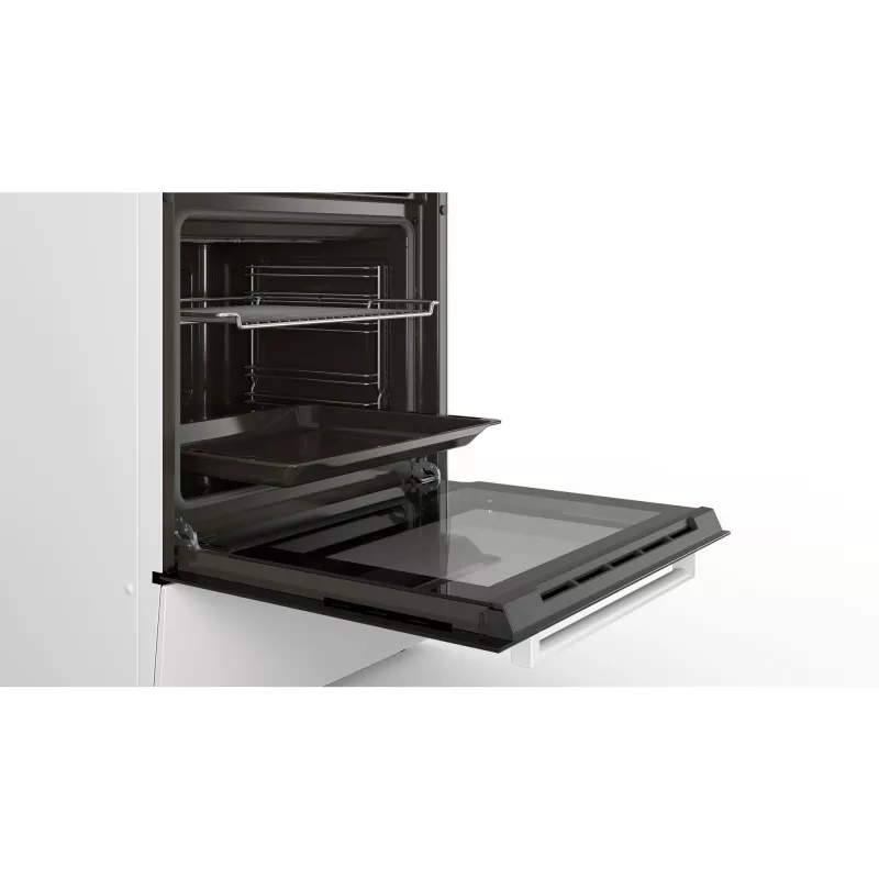 Bosch HKA090220 cooker Freestanding cooker Electric Ceramic hob White