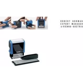 Text Stamp trodat Printy Typo 4911T — self-inking text stamp, 3 lines