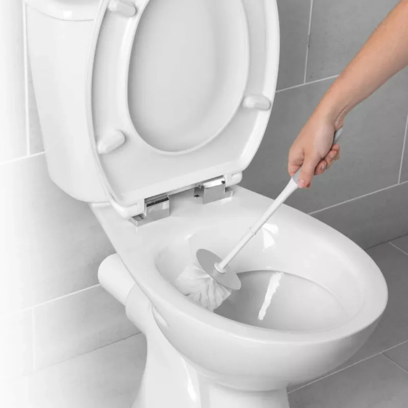 Toilet brush Beldray LA080714UFFEU7 with antibacterial holder