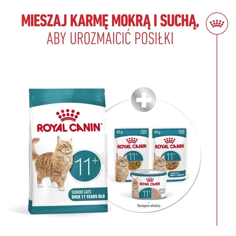 Dry cat food Royal Canin FHN Ageing 11+ 2 kg — poultry, 30% protein, joint and kidney support