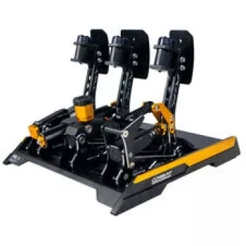CONSPIT CPP EVO 3 V2 Pedal Set with Hydraulic Brake Cylinder and Clutch - Black