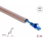Cable sleeve DELOCK 20762 PVC brown 1 pc cable management protective sleeving