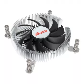 Hybrid cooler Akasa Intel LGA1700 7.5 cm Aluminium Black