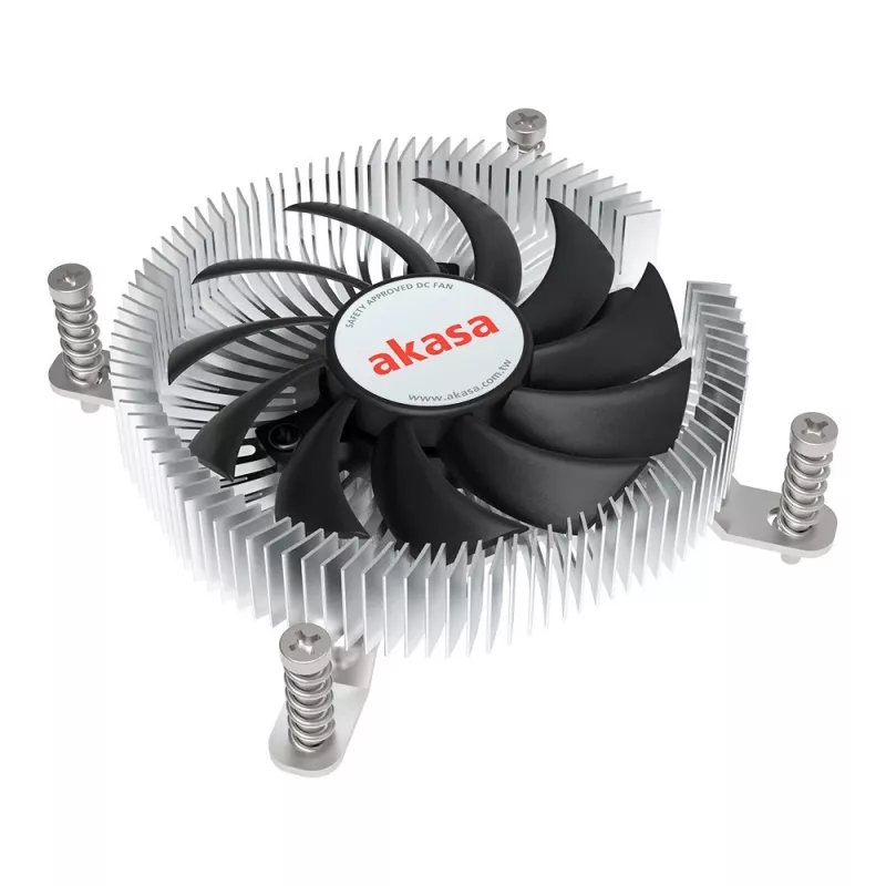 Hybrid cooler Akasa Intel LGA1700 7.5 cm Aluminium Black