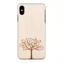 Phone case man and wood for iPhone XS Max — apple tree wood, black