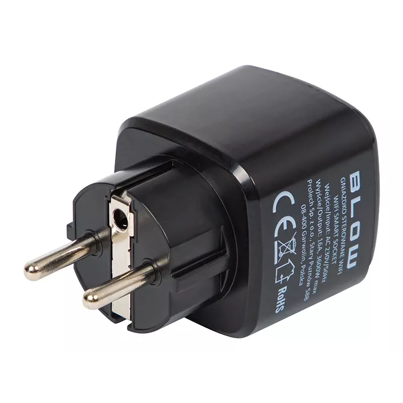 Smart socket BLOW TUYA V3 WiFi-controlled 16A, single outlet, remote ON/OFF