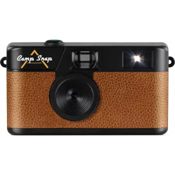 Screenless Digital Camera Camp Snap CS-V105-BR-JP — Brown compact camera without display