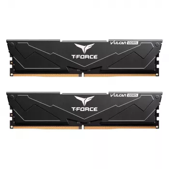 T-FORCE Vulcan - DDR5 - Kit - 32 GB: 2 x 16 GB - DIMM 288-PIN - 3000 MHz / PC5-48000 - CL30 - 1.35 V - unbuffered - on-die ECC - Black (FLBD532G6000HC30DC01)