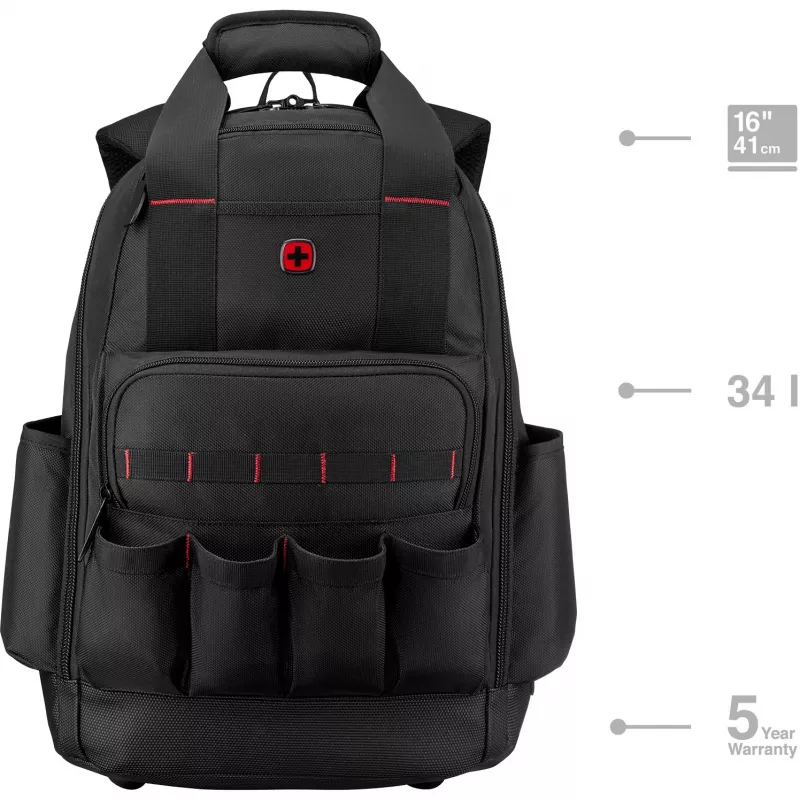 Notebook Backpack Wenger 653723 for 40.6 cm (16 inch) laptops, carrying backpack