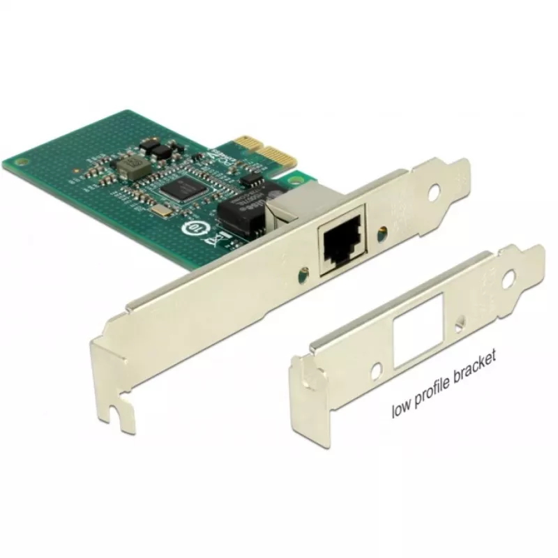 DeLock PCI Express Card > 1 x Gigabit LAN - Network Adapter - PCIe 2.1 Low-Profile - Gigabit Ethernet