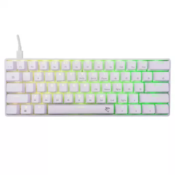 Mechanical keyboard White Shark Shinobi-2 Brown Switch US layout — compact design, Brown switches