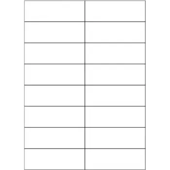 Die-cut label HERMA 10780 9.7 cm x 3.39 cm 16 labels per sheet