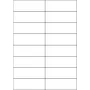 Die-cut label HERMA 10780 9.7 cm x 3.39 cm 16 labels per sheet