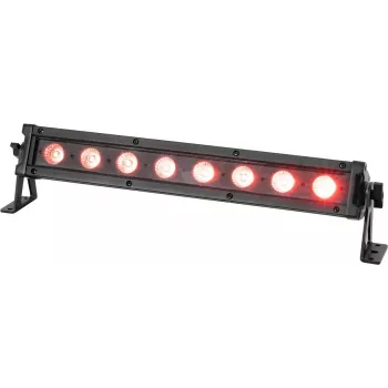 LED T-Bar EUROLITE 51914098 8 QCL IP rated lighting bar, 8 QCL LEDs, weather-protected