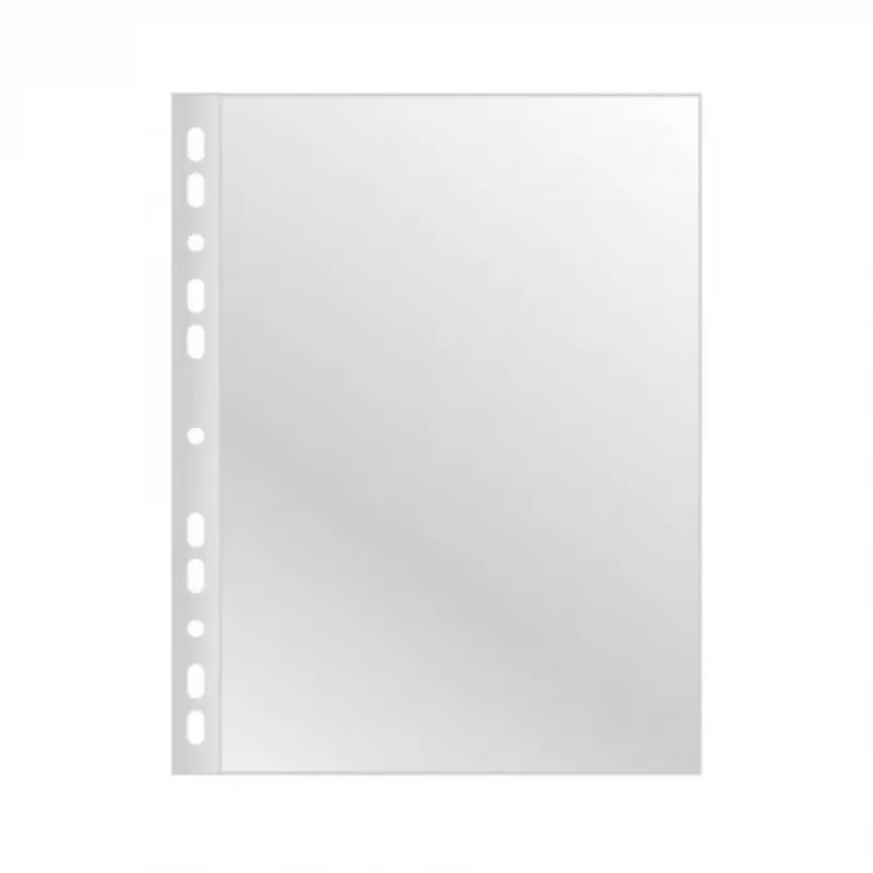 AD Class PUNCHED POCKET Cristal Clear A4 60 micr., pouch 100 pcs