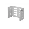 Wall-mount 19 inch rack LANBERG 8U, depth 497×400/240 mm, gray
