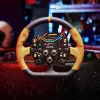 Sim racing wheel rim Asetek SimSports GT Rim Closed D leather orange