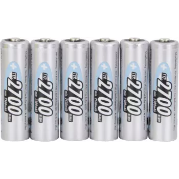 Ansmann Mignon (AA)-Battery NiMH HR06, 4 + 2 gratis 2700 mAh 1.2 V 6 pc(s) (1322-0006-510)