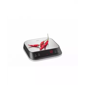 GEFU PREZISO Black, Stainless steel Countertop Rectangle Electronic kitchen scale