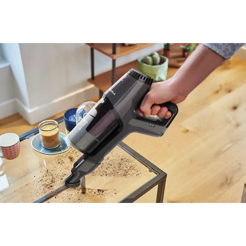 Eldom OB200 Foldon Cordless Upright Vacuum Cleaner, 150 W, 2200 mAh, Silver