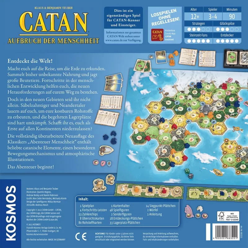 CATAN - Aufbruch der Menschheit, Board Game