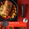 TEFAL Pot Set, 4 pcs | L7649453 Ingenio Ultimate | 16/18/20 cm | Aluminum | Black