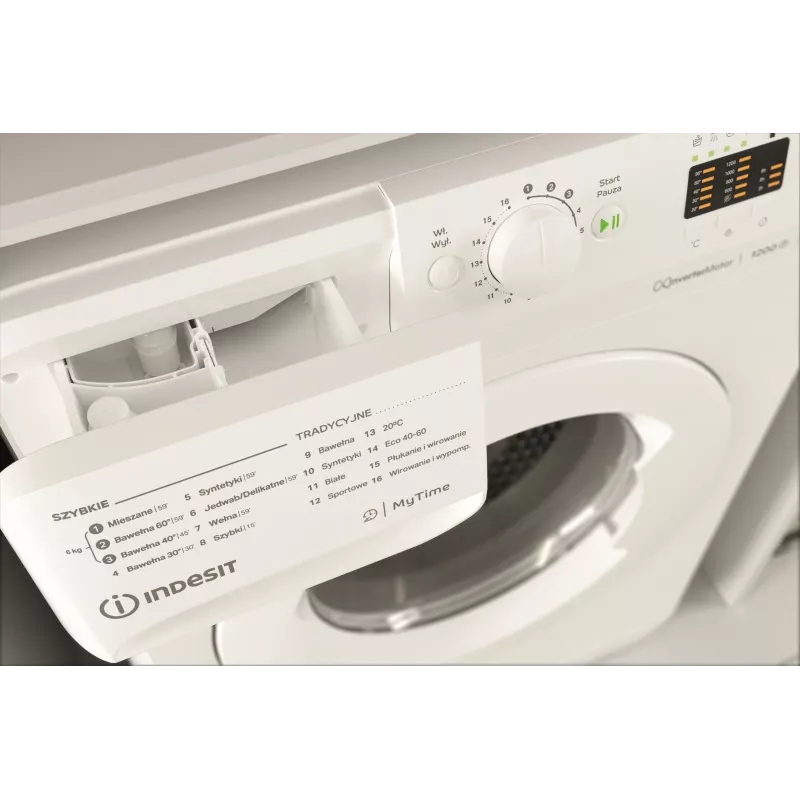 Washing Machine Indesit Mtwsa 61294 W Pl 1200 Obr/min 6 Kg