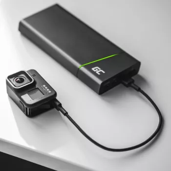 USB Cable Green Cell KABGC19 USB 2.0 2m USB A USB C Black