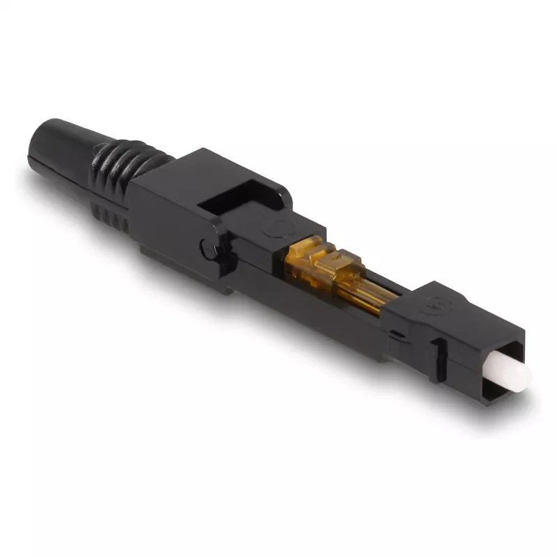 DeLOCK Optical fiber quick connector SC Simplex plug APC field-assembly