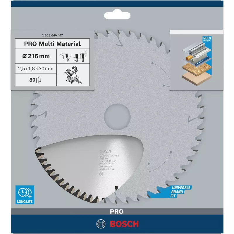 Bosch Multi Material Circular Saw Blades