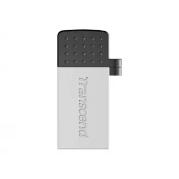 Transcend JetFlash Mobile 380 - USB Flash Drive - 16GB - USB2.0 - Silver (TS16GJF380S)