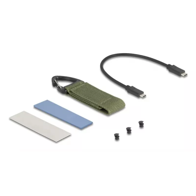 SSD enclosure DeLOCK 42033 Grey M.2 PCI Express 40 Gbit/s
