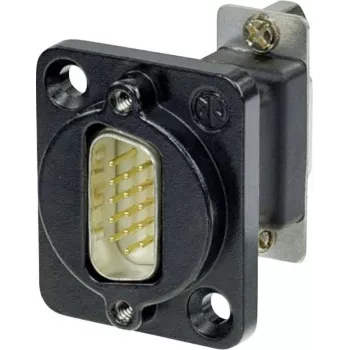 Neutrik D-SUB Adapter D-SUB-Plug 15pol. - D-SUB-Socket 15pol. NADB15MF-B 1 St. (NADB15MF-B)
